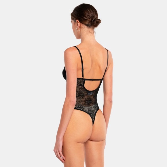 Revolve OW Collection Black Layce Bodysuit - Picture 2 of 9